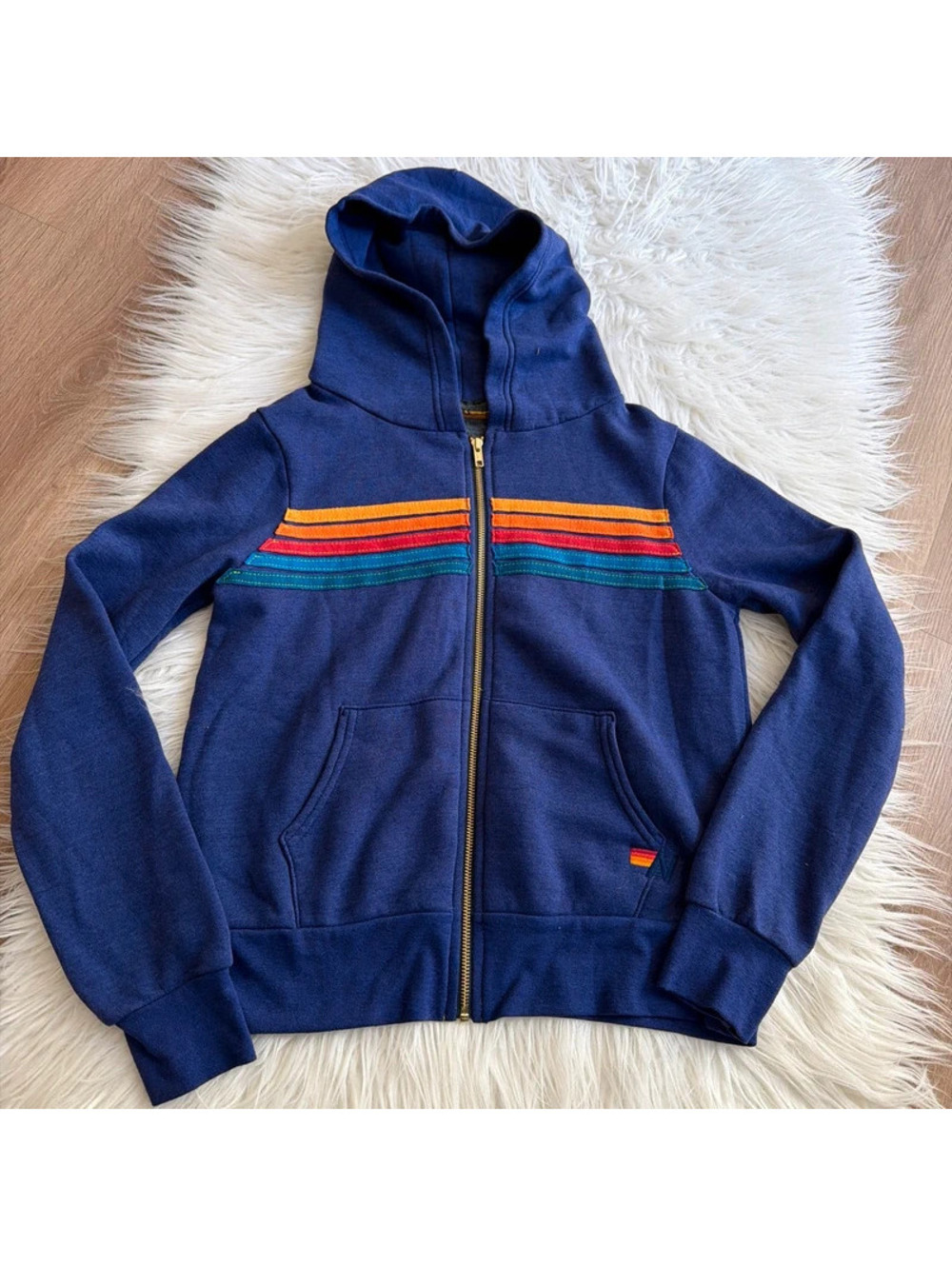 Aviator Nation zip up hoodie size XS